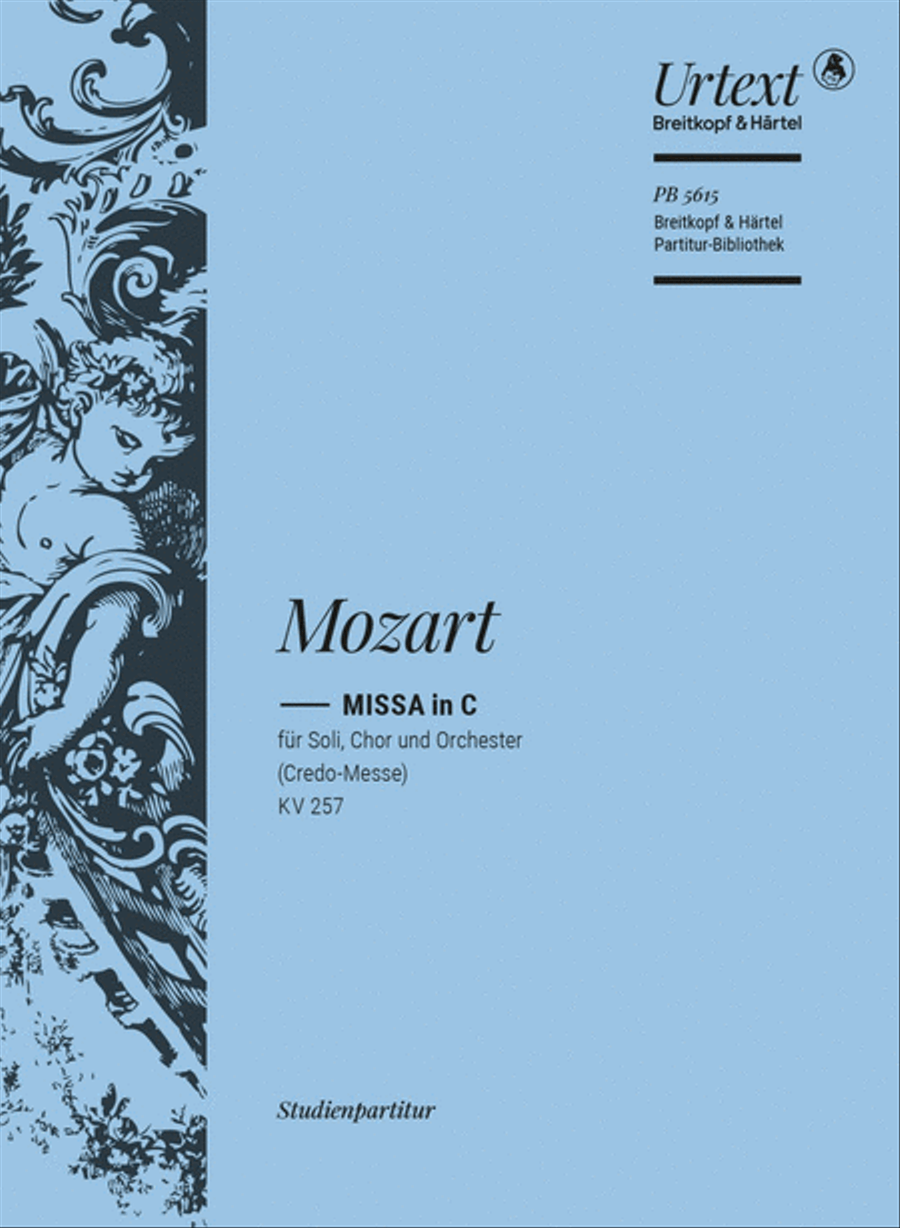 Missa in C K. 257 4-Part scores gallery preview page 1