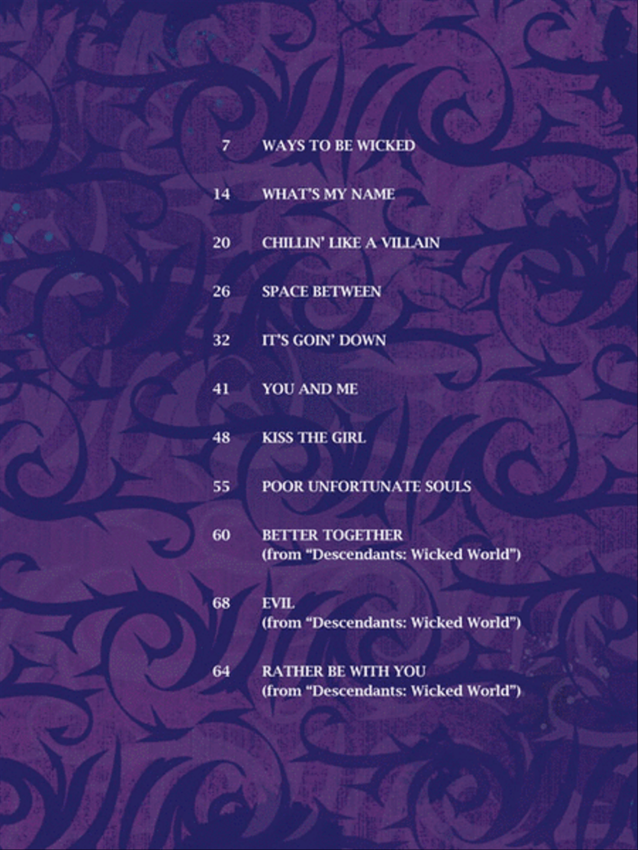 Descendants 2 Descendants 2 Piano, Vocal, Guitar scores gallery preview page 2