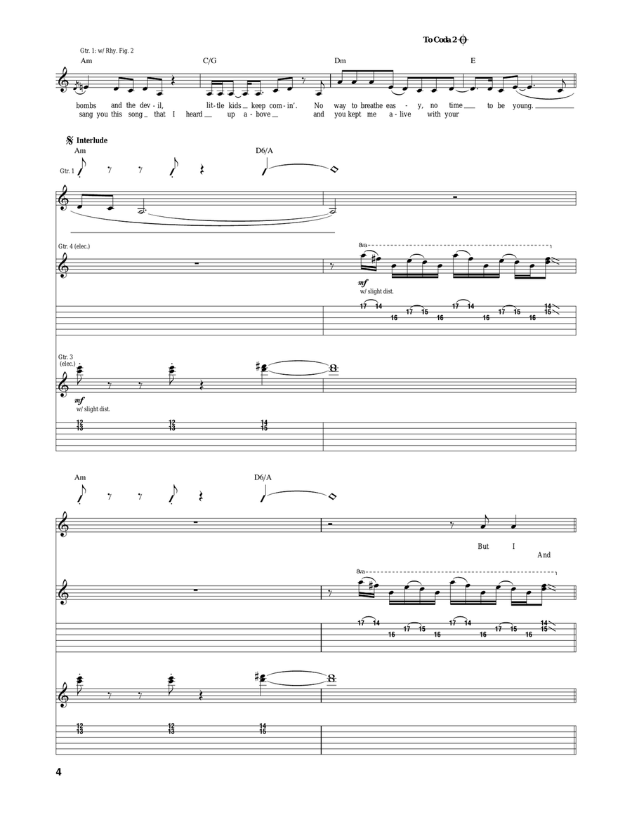 Crazy On You Crazy On You Acoustic Guitar scores gallery preview page 4
