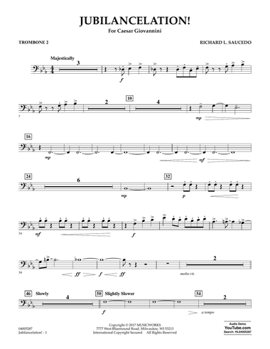 Jubilancelation! - Trombone 2