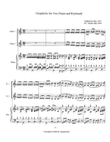 Chopsticks for Two Flutes and Piano