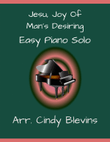 Jesu, Joy of Man's Desiring, Easy Piano Solo mini preview