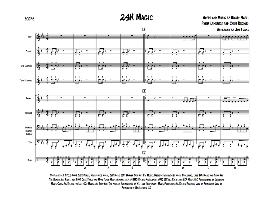 24K Magic Small Ensemble scores gallery preview page 2