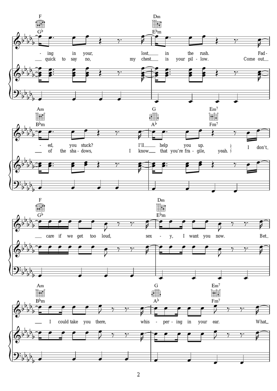 Get Low Get Low Piano, Vocal scores gallery preview page 2