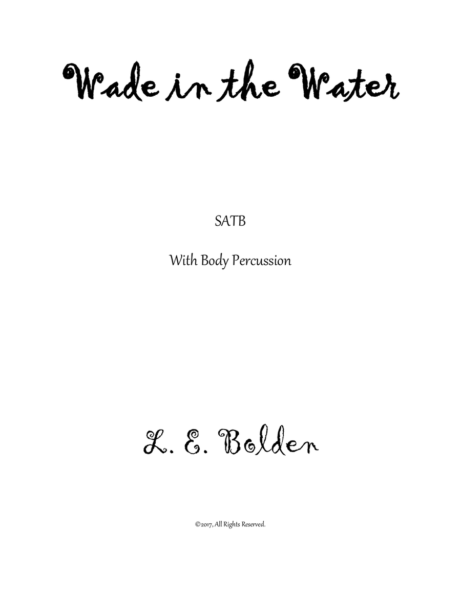 Wade in the Water Wade in the Water 4-Part scores gallery preview page 2