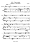 Little Counterpoint arranged for F Horn and Piano