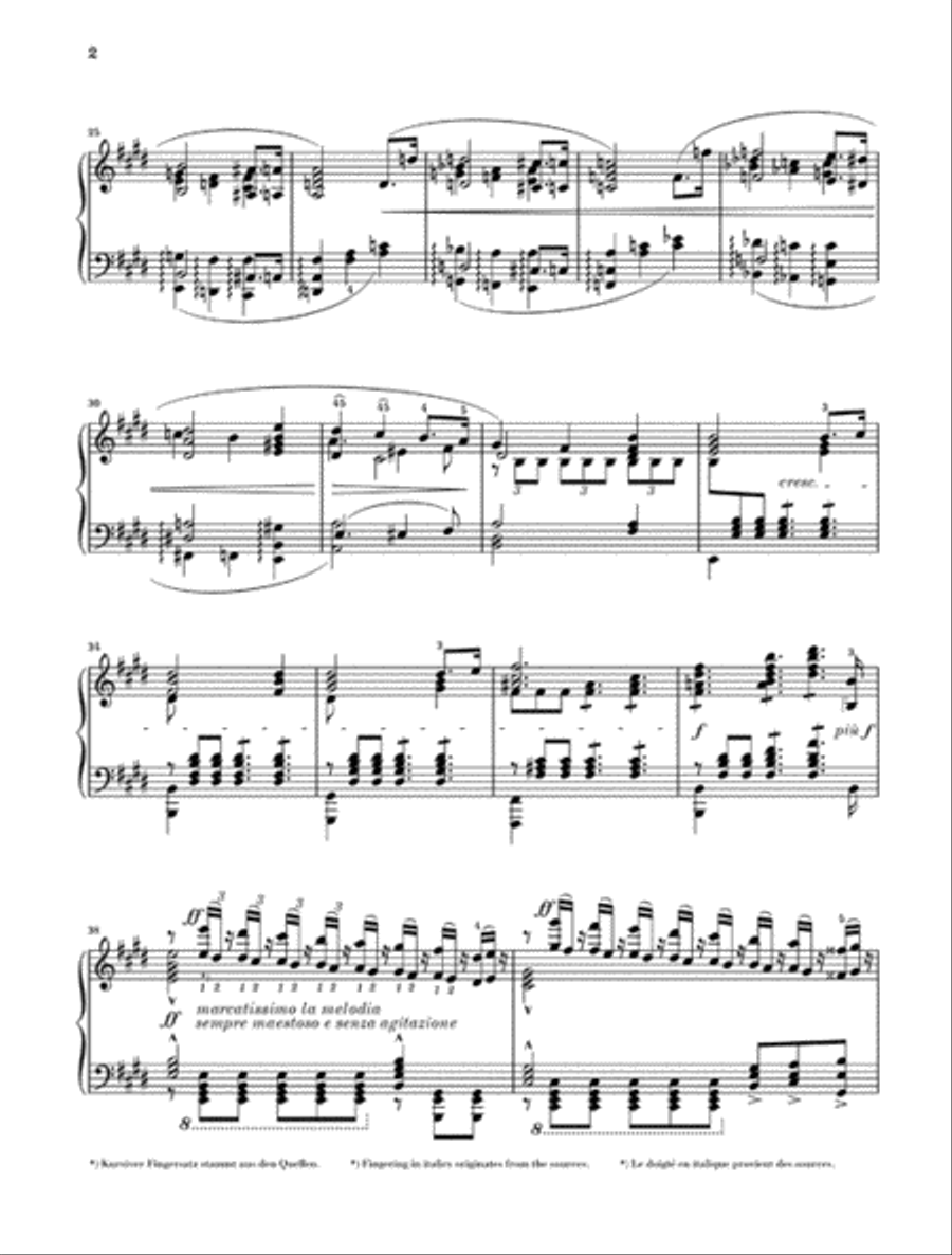 Overture to Tannhauser Piano Solo scores gallery preview page 3