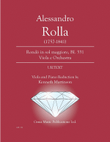 Rondo in sol maggiore, BI. 331 Viola e Orchestra