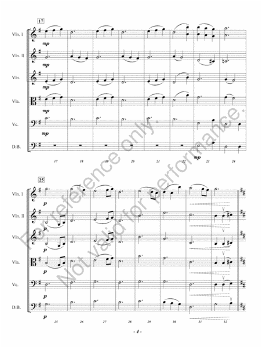 A Song For Friends String Orchestra scores gallery preview page 4