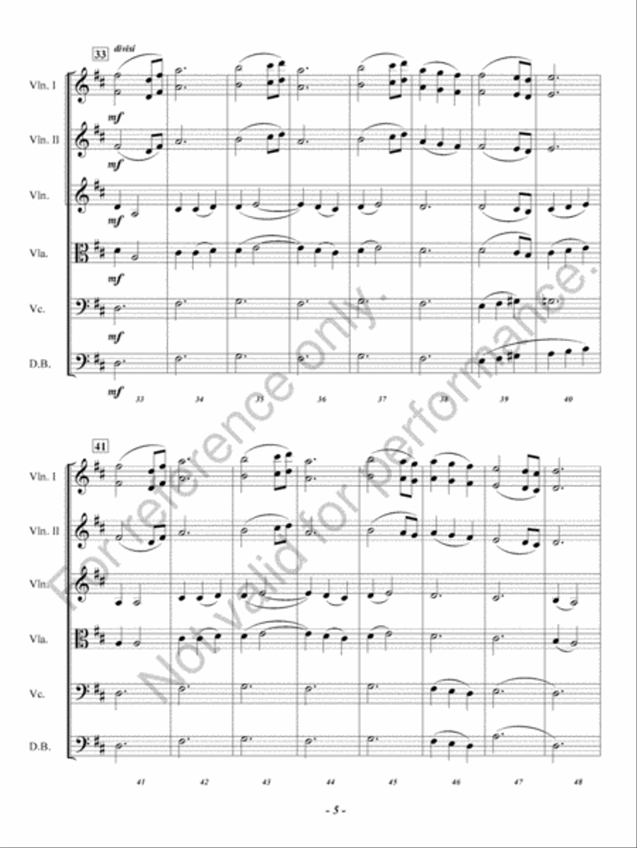 A Song For Friends String Orchestra scores gallery preview page 5