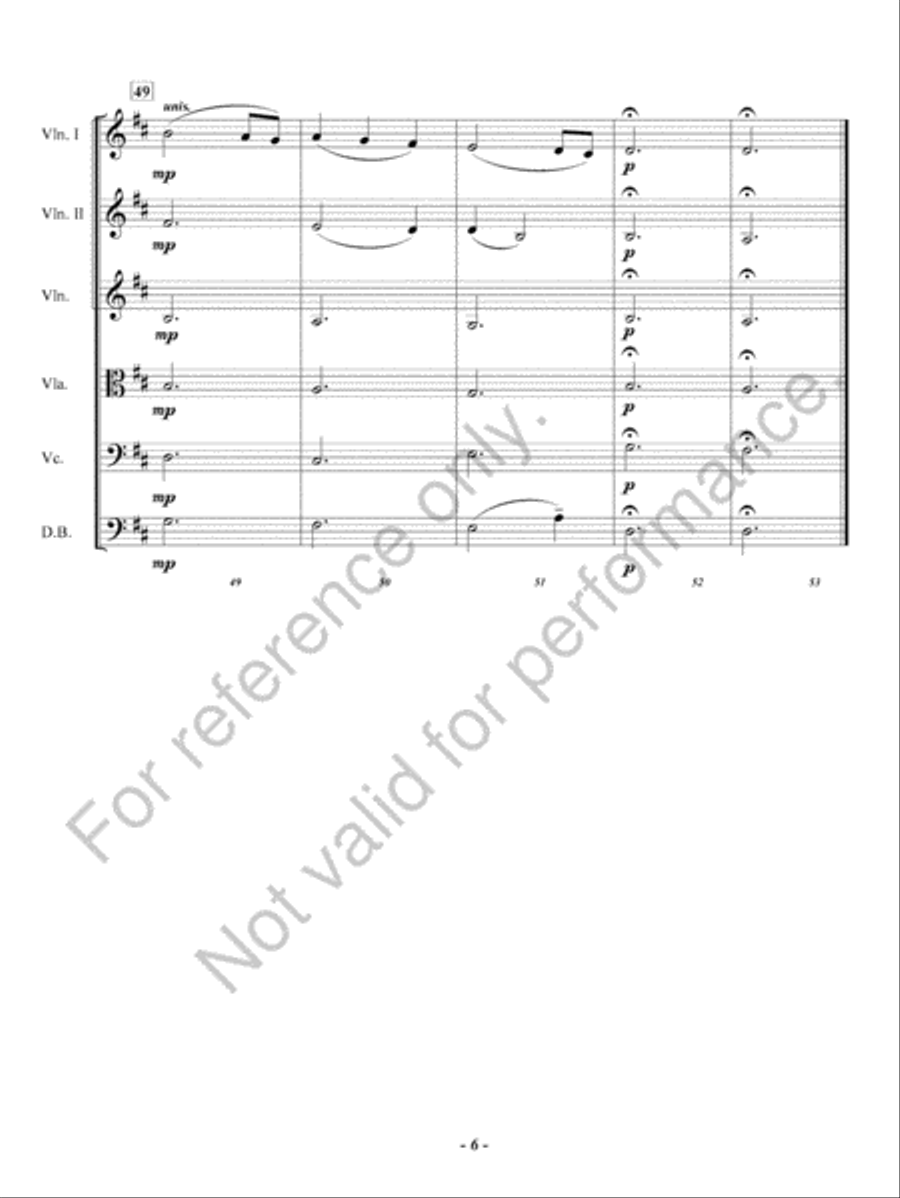 A Song For Friends String Orchestra scores gallery preview page 6