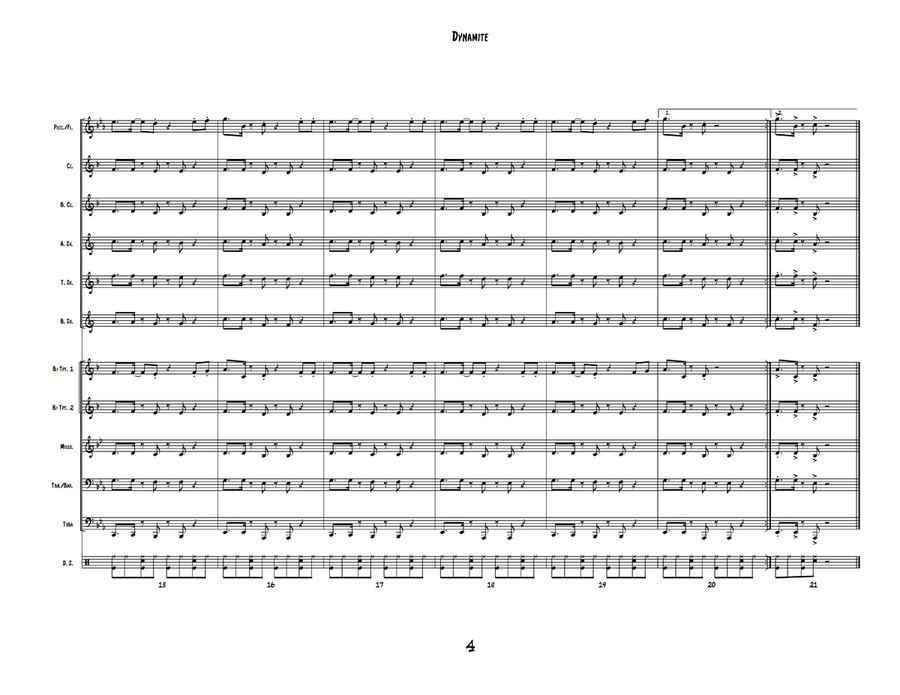 Dynamite Dynamite Small Ensemble scores gallery preview page 4