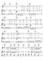 Talking To Myself Piano, Vocal scores gallery preview page 3