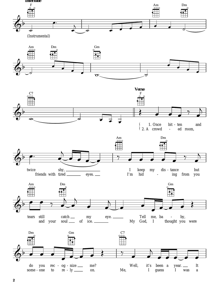 Last Christmas Last Christmas Ukulele scores gallery preview page 2