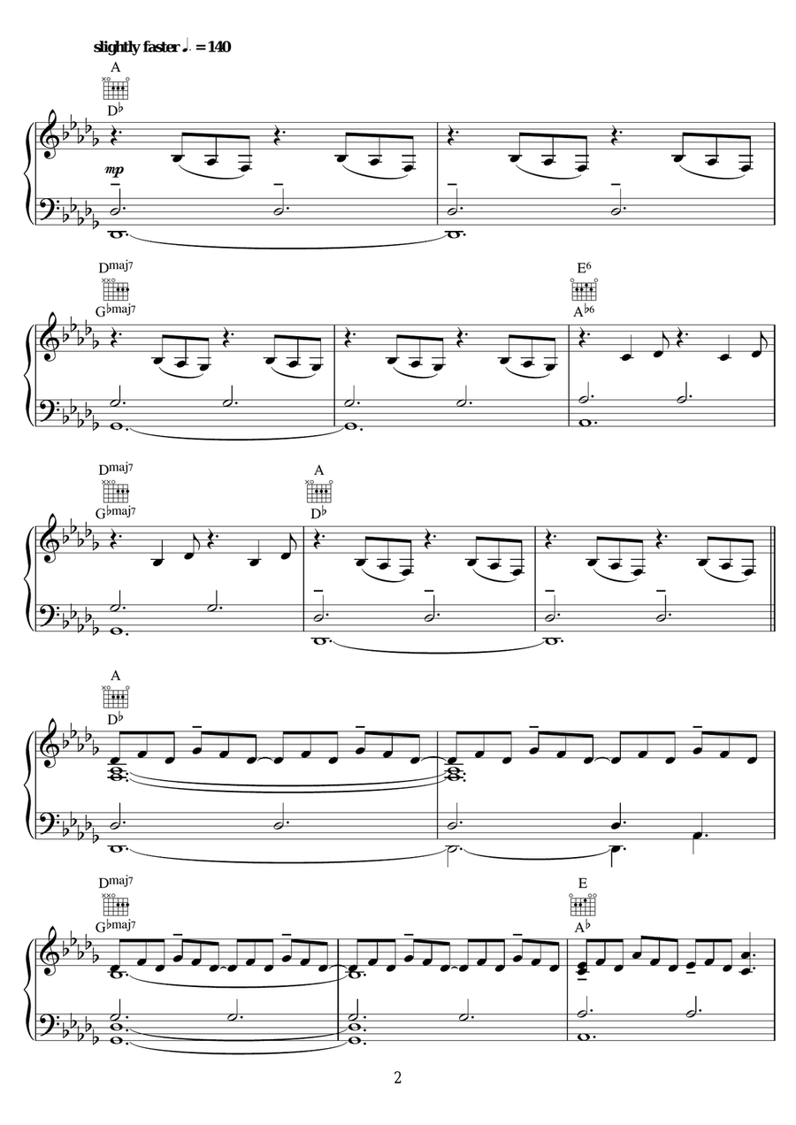 The Boy Who Cried Wolf The Boy Who Cried Wolf Piano, Vocal scores gallery preview page 2