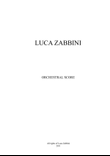 FOOL'S EPILOGUE (Luca Zabbini) - Orchestral score