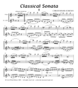 Classical Sonata (for Flute or Oboe and Clarinet in Bb)