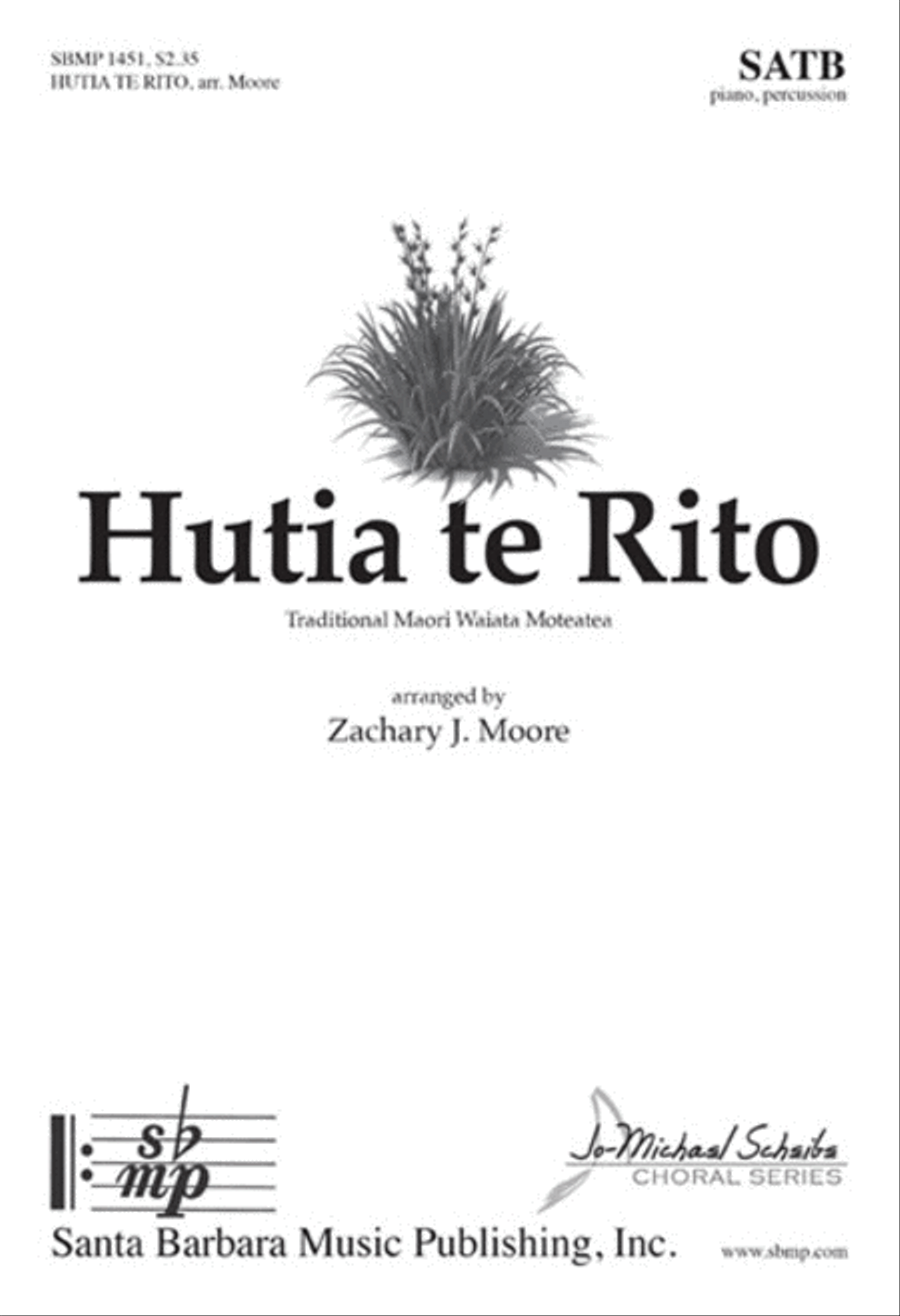 Hutia te Rito - SATB Octavo 4-Part scores gallery preview page 1