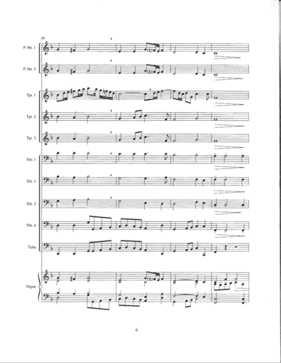 Hark, the Herald Angels Sing Brass Ensemble scores gallery preview page 7