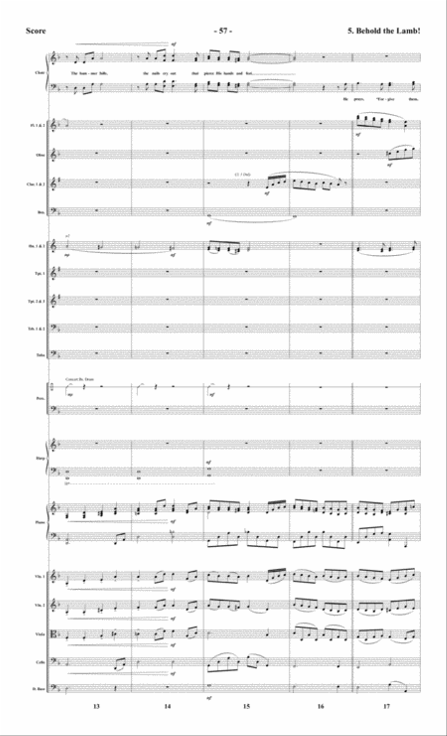 Hallelujah! What a Savior! - Full Score Choir scores gallery preview page 19