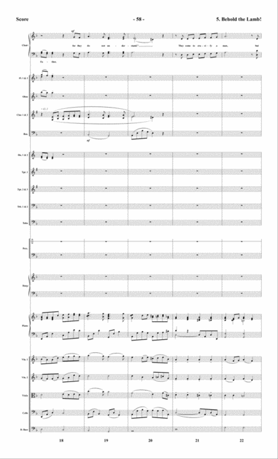 Hallelujah! What a Savior! - Full Score Choir scores gallery preview page 20