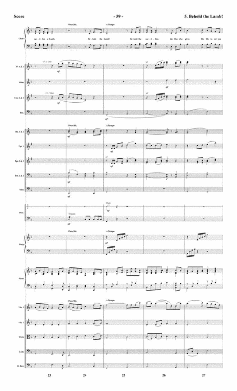 Hallelujah! What a Savior! - Full Score Choir scores gallery preview page 21