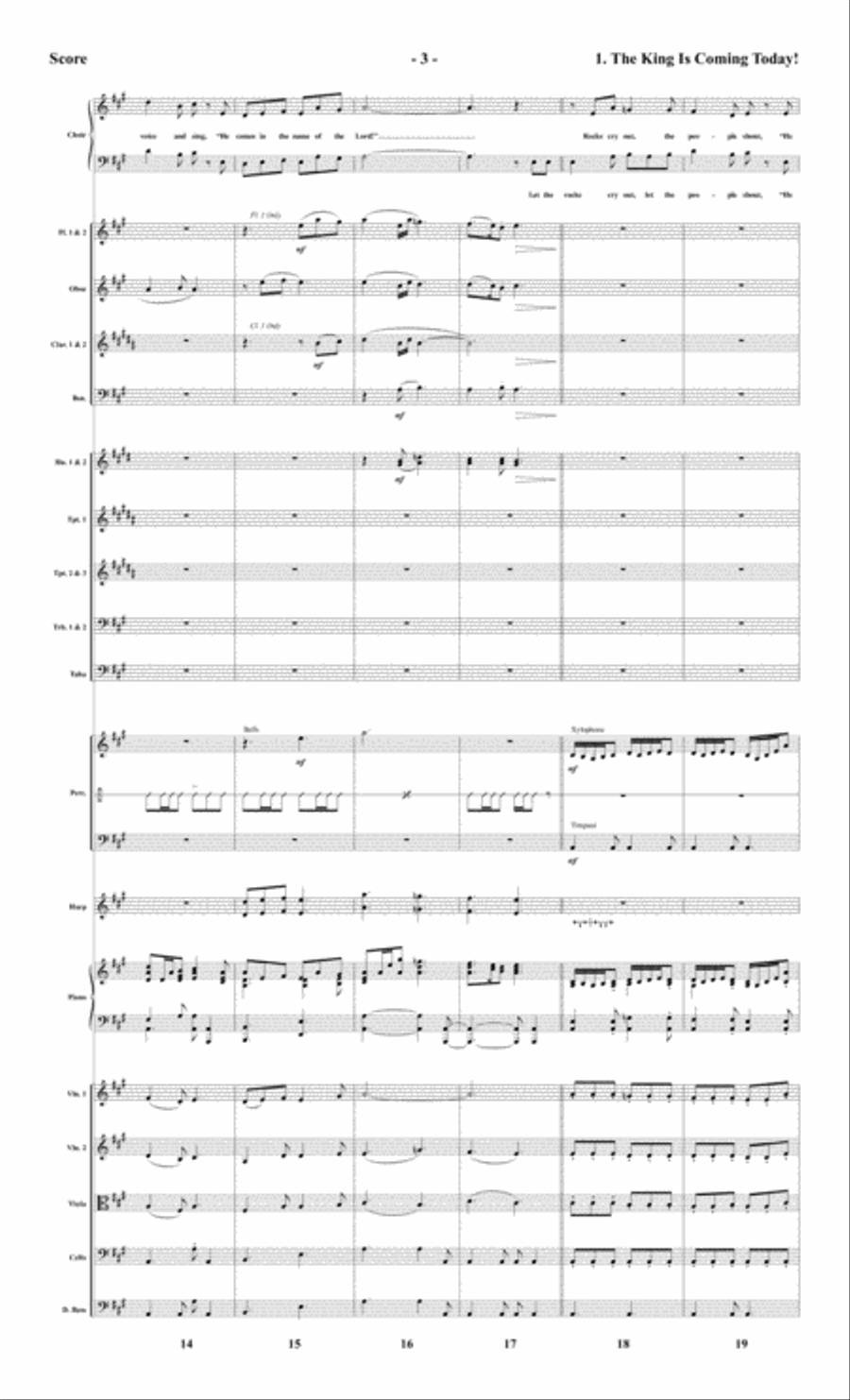 Hallelujah! What a Savior! - Full Score Choir scores gallery preview page 5