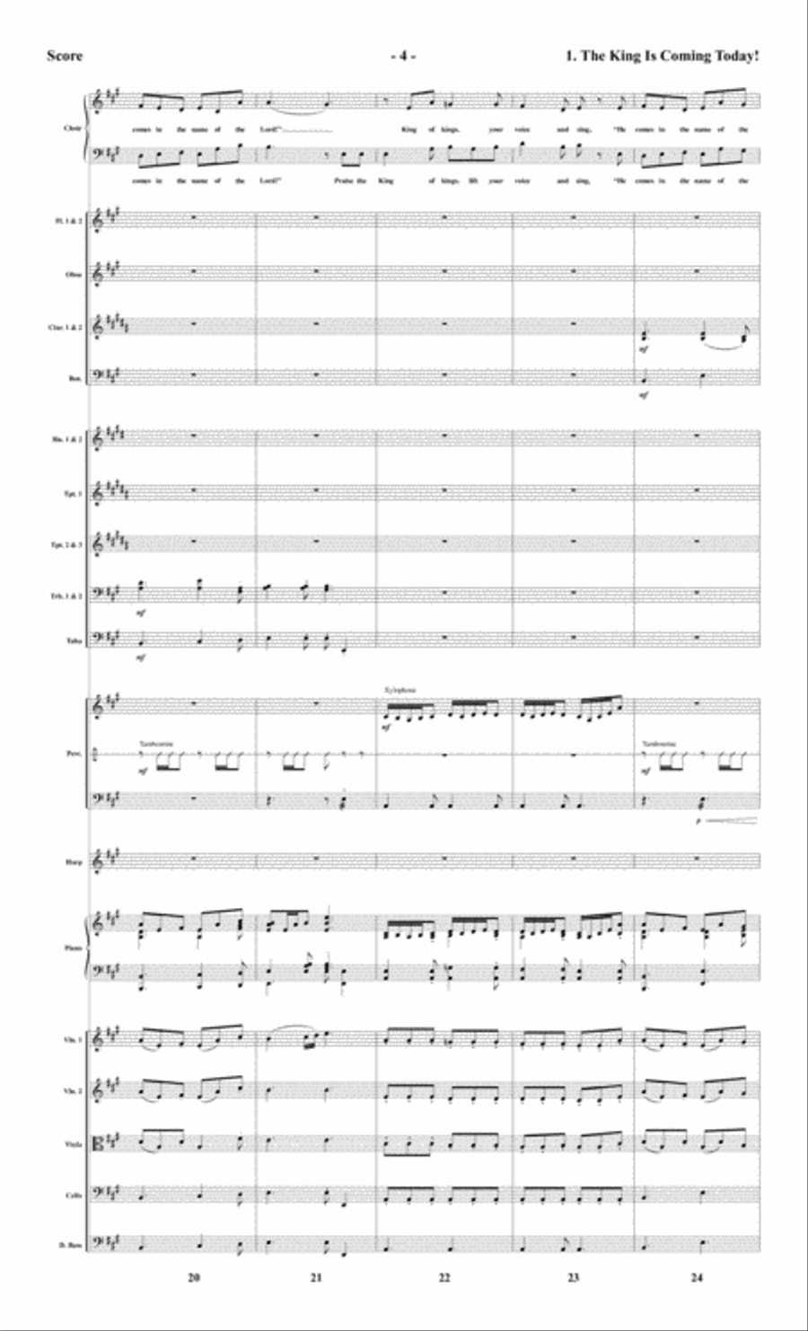 Hallelujah! What a Savior! - Full Score Choir scores gallery preview page 6