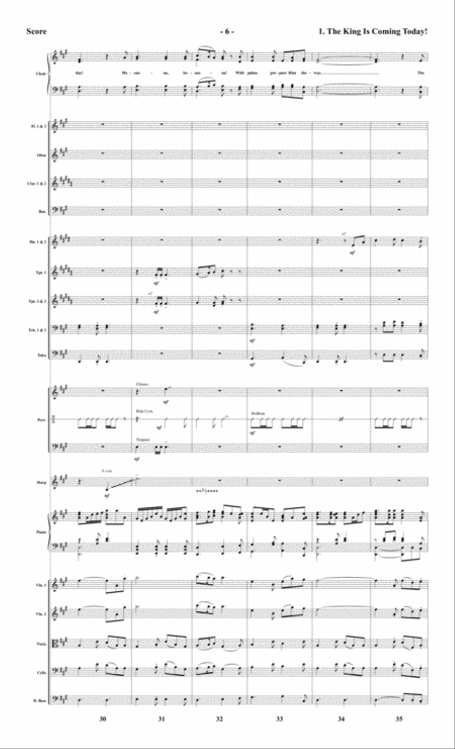 Hallelujah! What a Savior! - Full Score Choir scores gallery preview page 8