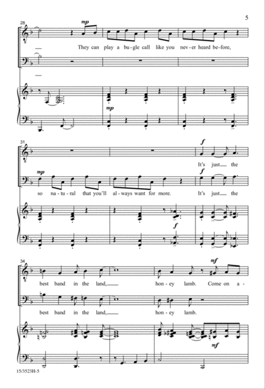 Alexander's Ragtime Band Alexander's Ragtime Band TB scores gallery preview page 5