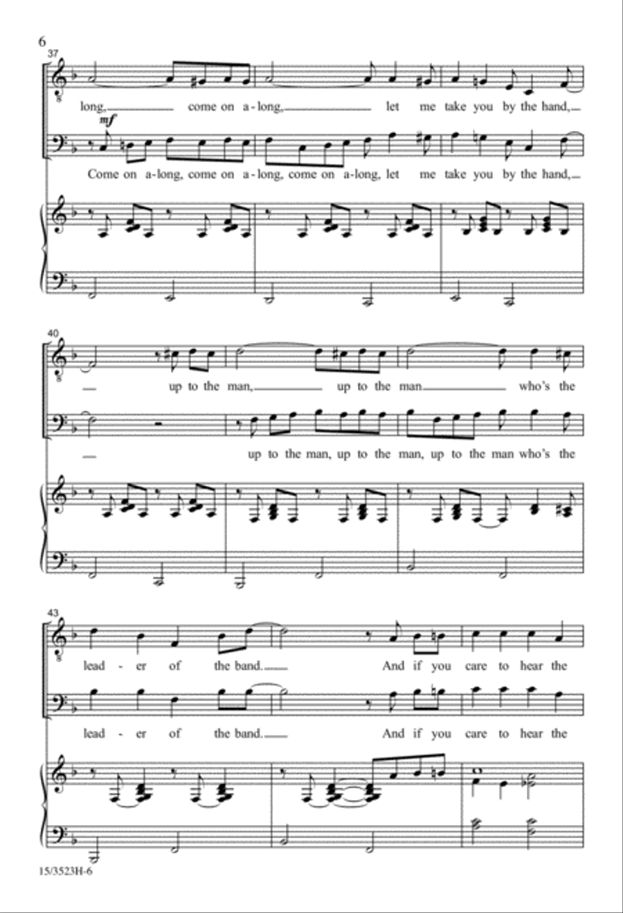 Alexander's Ragtime Band Alexander's Ragtime Band TB scores gallery preview page 6