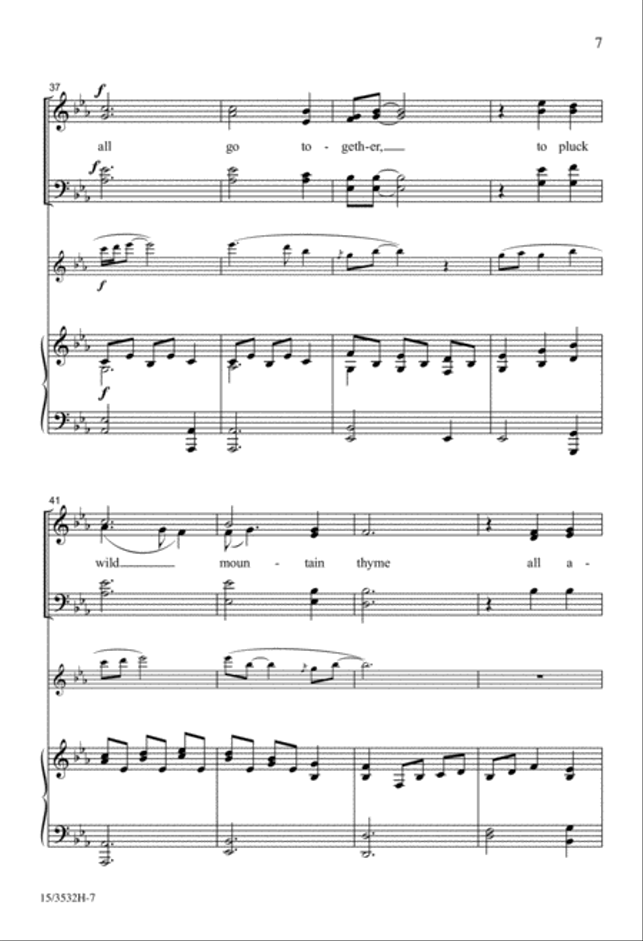 Wild Mountain Thyme Wild Mountain Thyme 4-Part scores gallery preview page 6