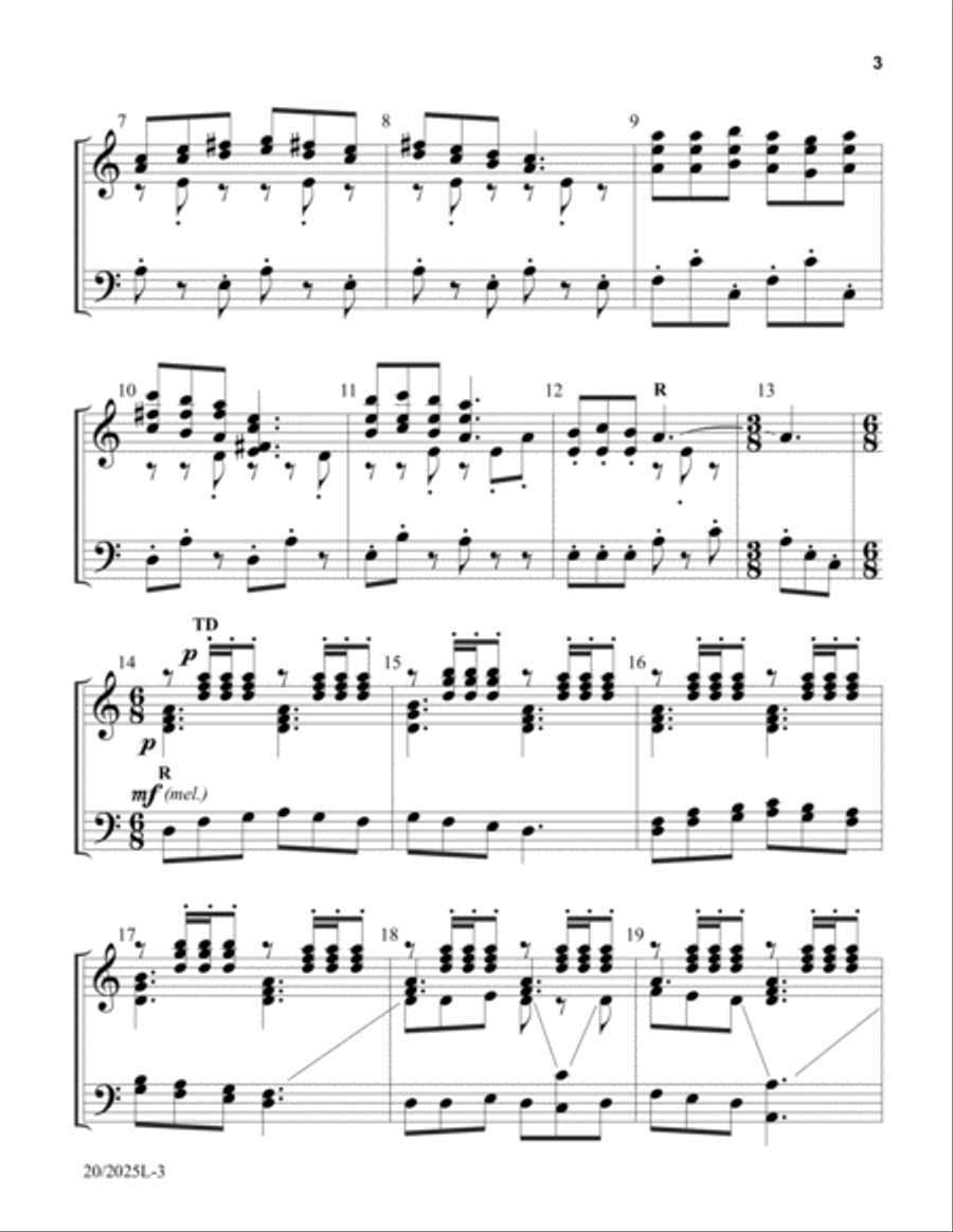 O Sons and Daughters, Let Us Sing 5-Octaves scores gallery preview page 3
