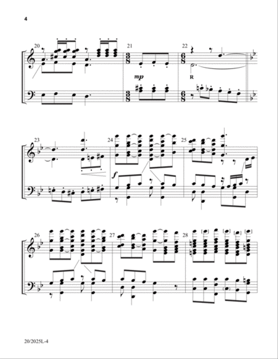 O Sons and Daughters, Let Us Sing 5-Octaves scores gallery preview page 4