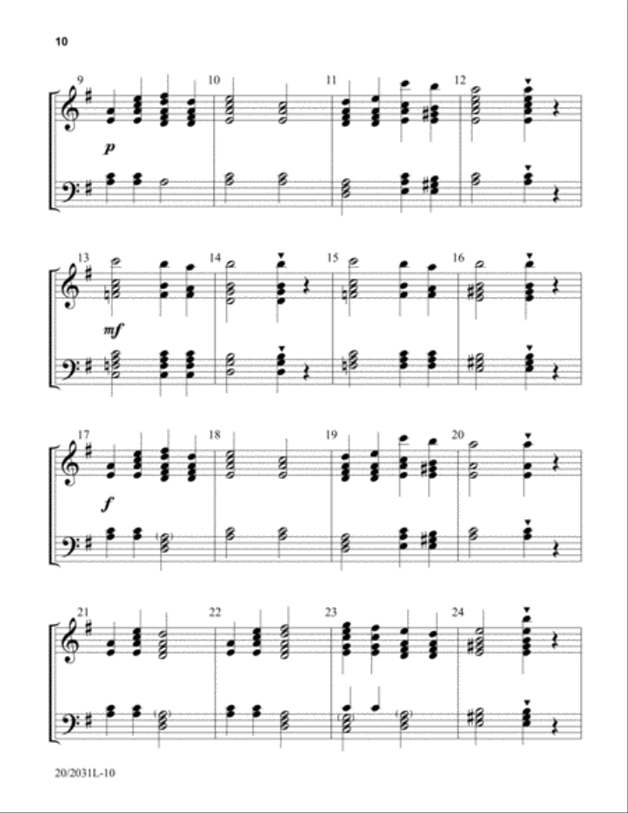 Three Pieces for Lent and Easter 3-Octaves scores gallery preview page 7