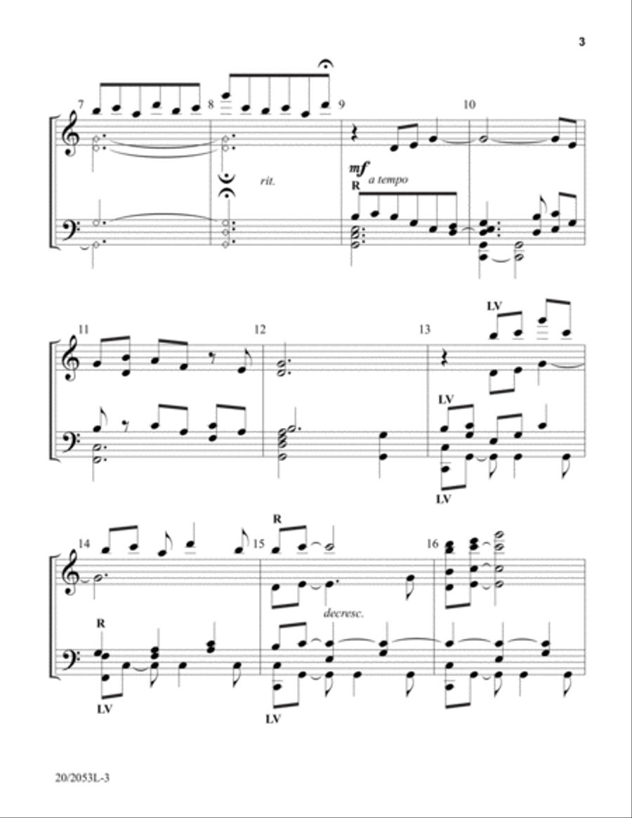 Psalm Twenty-Three 5-Octaves scores gallery preview page 3