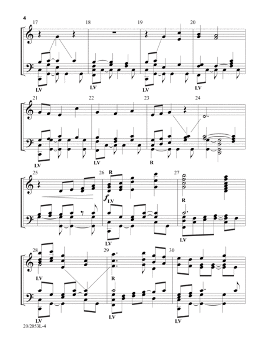 Psalm Twenty-Three 5-Octaves scores gallery preview page 4