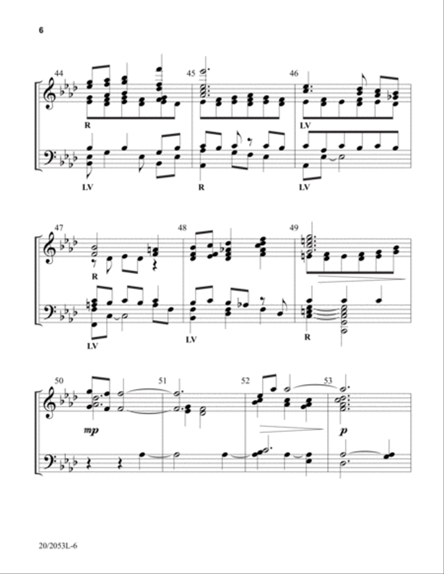 Psalm Twenty-Three 5-Octaves scores gallery preview page 6
