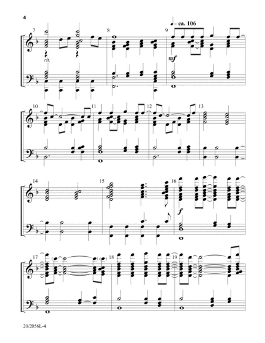 Mighty to Save 5-Octaves scores gallery preview page 3