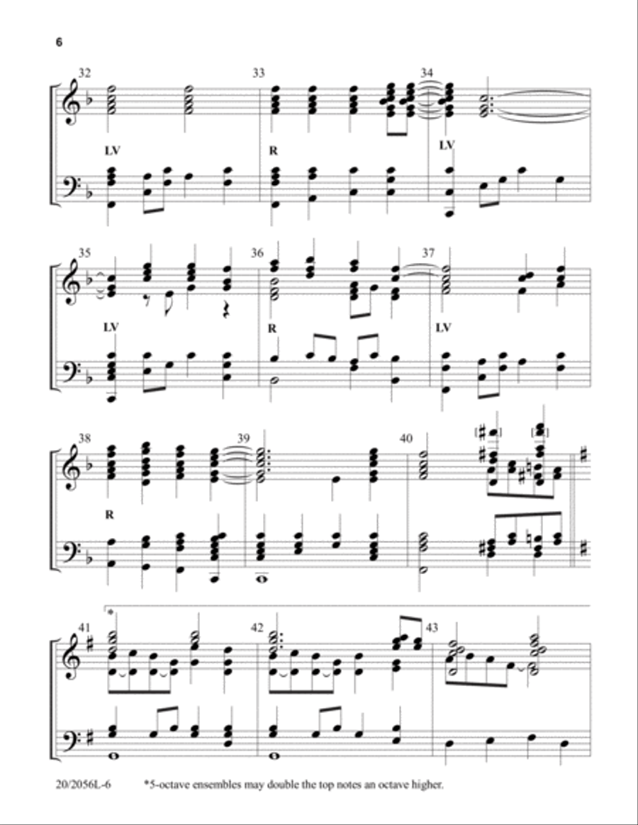 Mighty to Save 5-Octaves scores gallery preview page 5