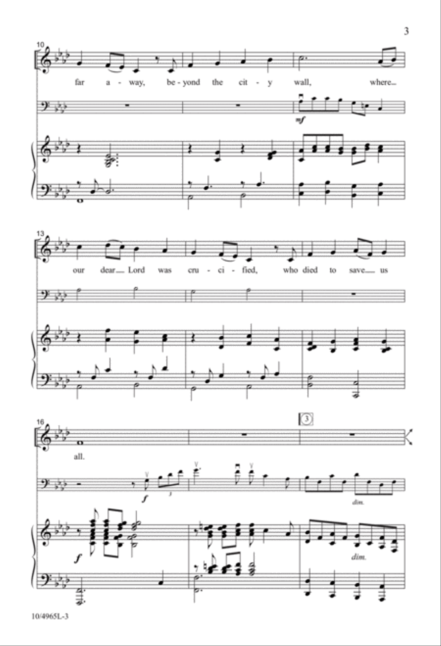 He Saved Us All! 4-Part scores gallery preview page 3