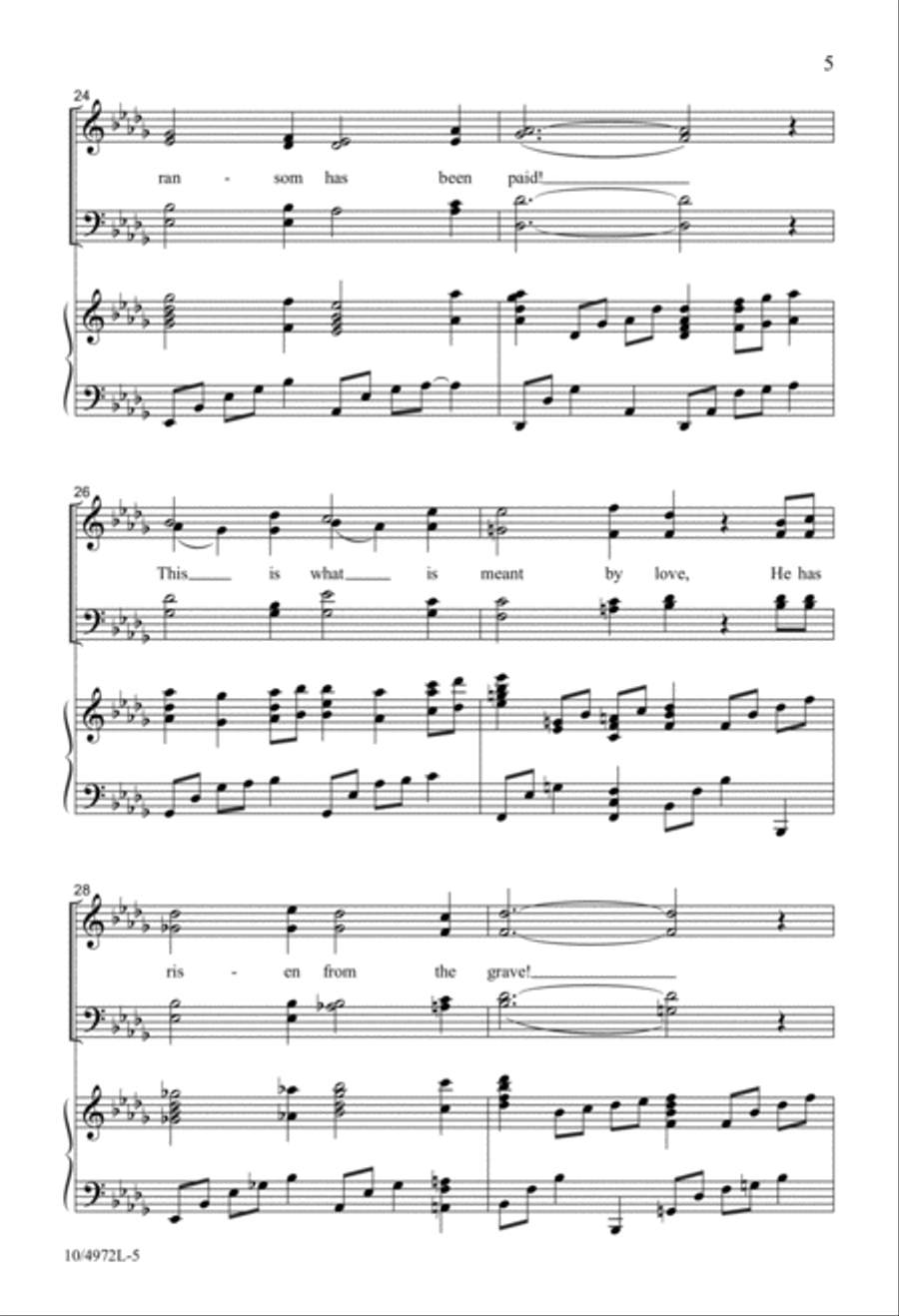 This Is What Is Meant by Love 4-Part scores gallery preview page 5