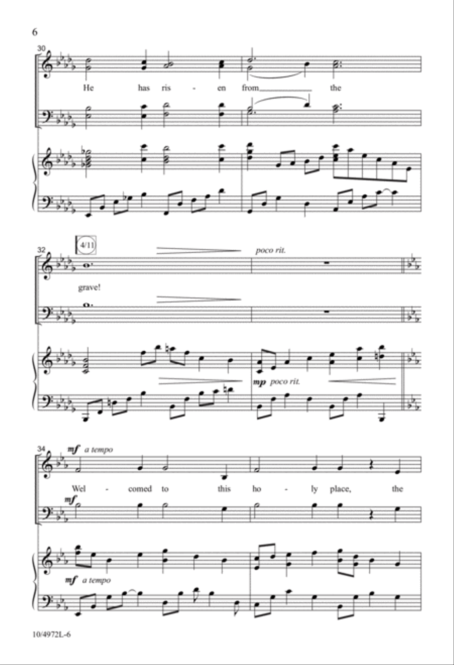 This Is What Is Meant by Love 4-Part scores gallery preview page 6