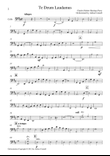 Parry - Te Deum Orchestrated by Adrian Connell - Cello