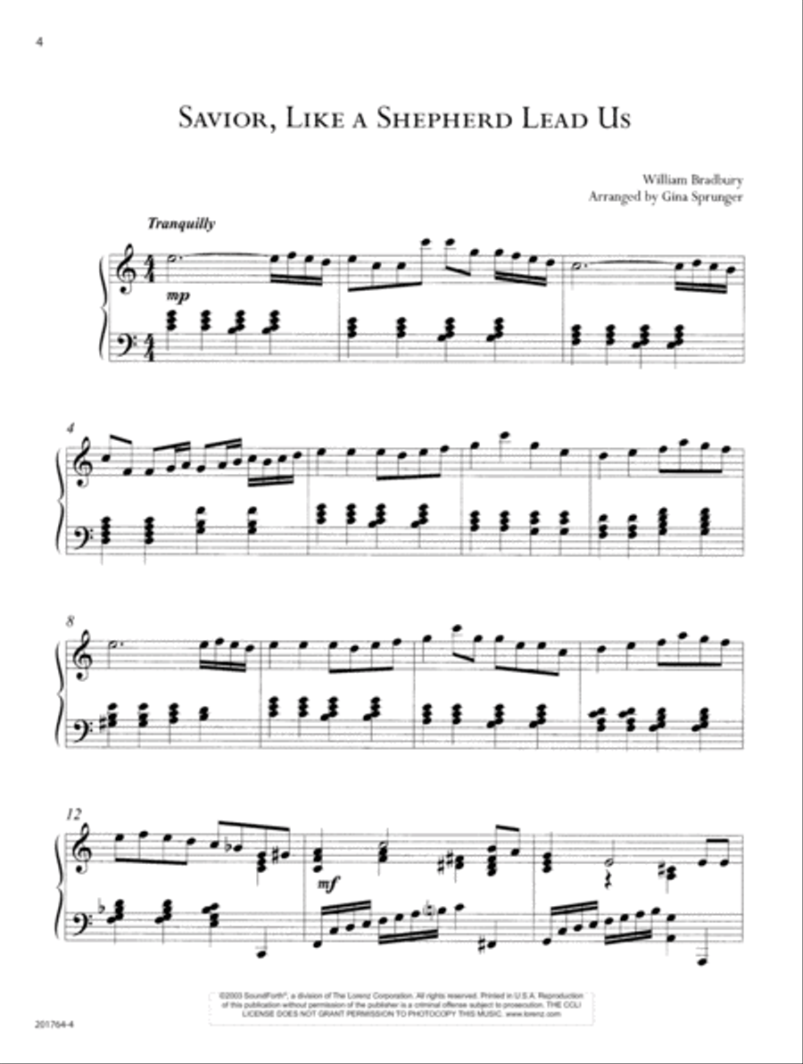 Simply Trusting (Digital Download) Piano Solo scores gallery preview page 4