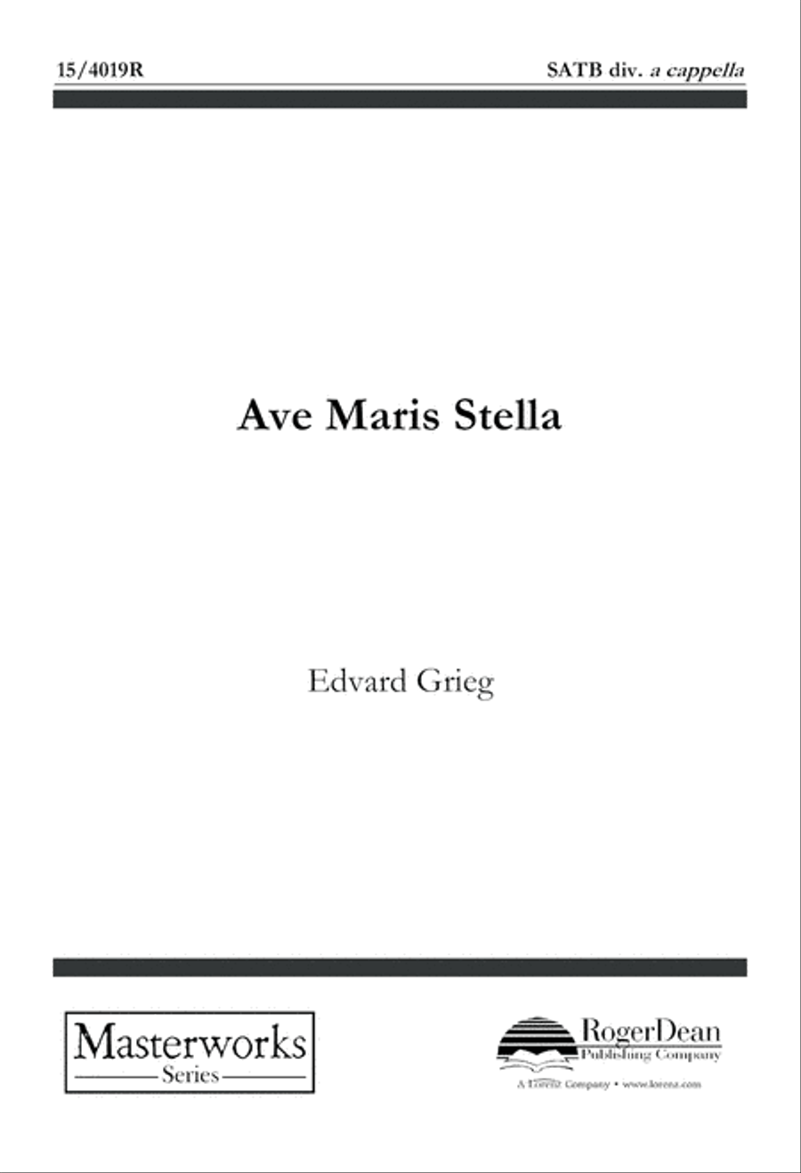 Ave Maris Stella (Digital Download) Divisi scores gallery preview page 1