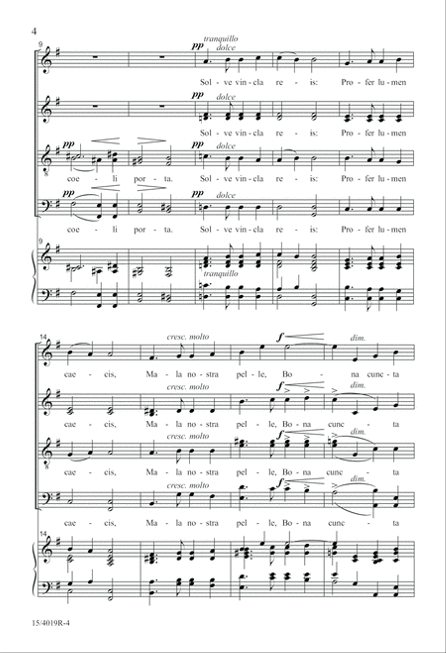 Ave Maris Stella (Digital Download) Divisi scores gallery preview page 4