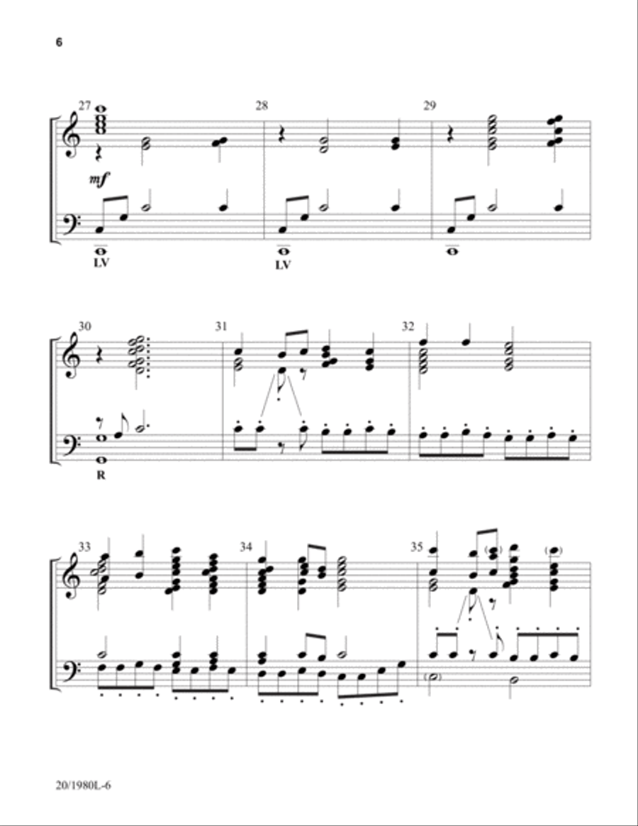 For the Beauty of the Earth (Digital Download) 5-Octaves scores gallery preview page 6