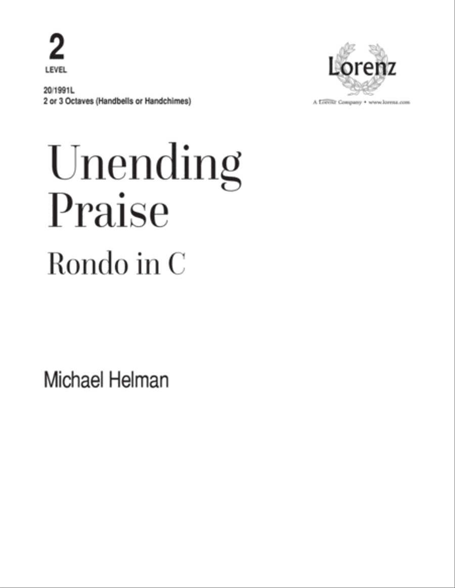 Unending Praise (Digital Download) 3-Octaves scores gallery preview page 1