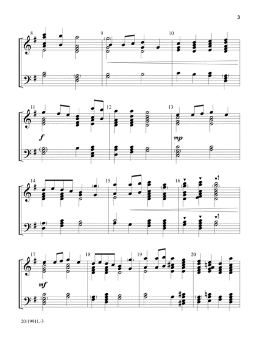 Unending Praise (Digital Download) 3-Octaves scores gallery preview page 3